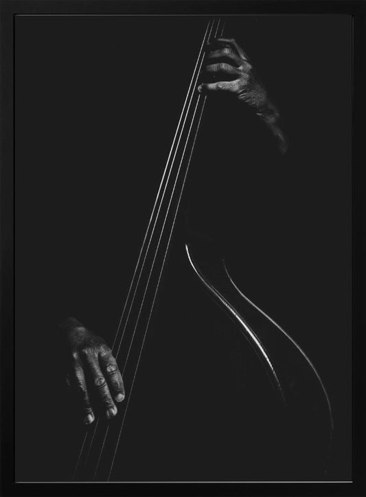 Le contrebassiste - Poster / Art Print