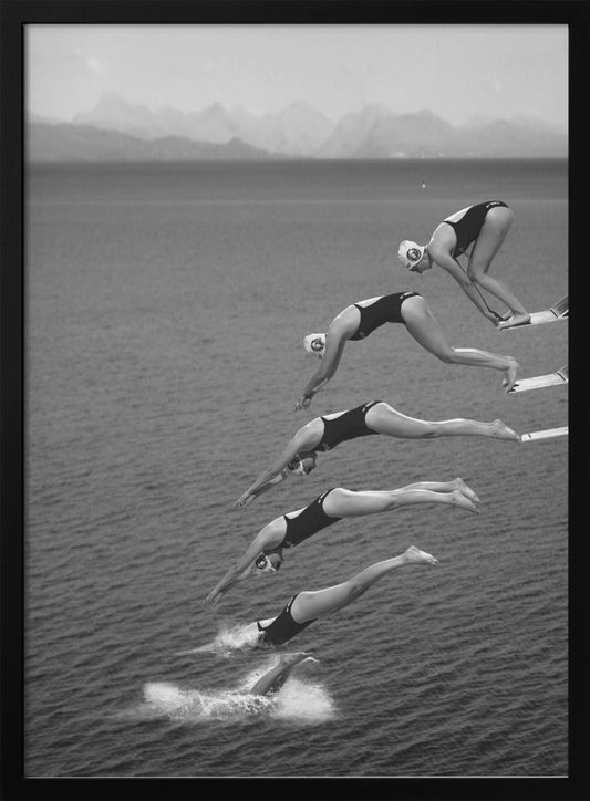 The beauty of diving - Poster / Art Print