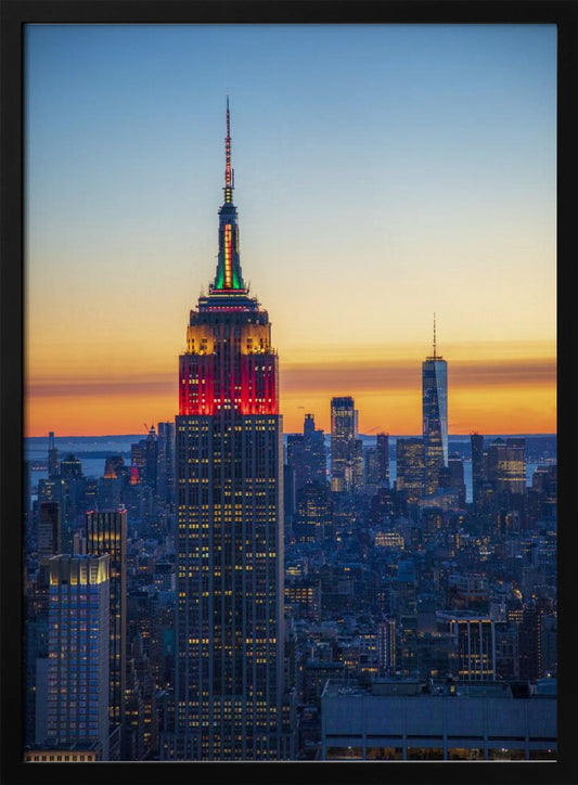 Blue Manhattan - Poster / Art Print