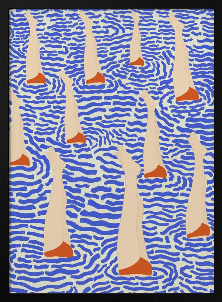 Bañistas - Poster / Art Print
