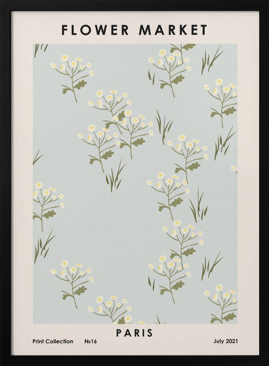 Flower Market Paris - Poster / Art Print