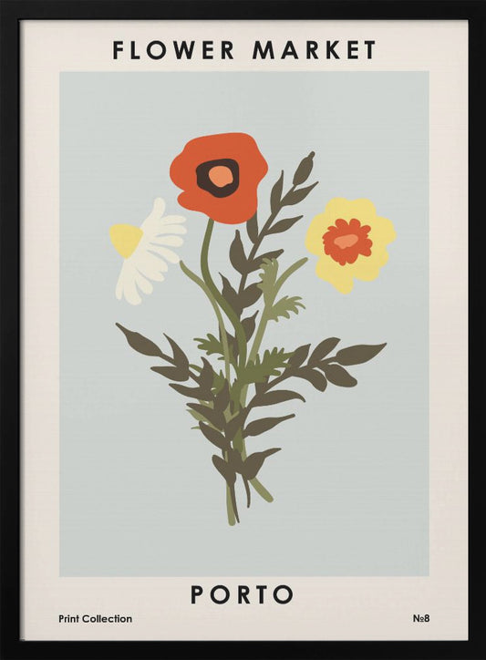 Flower Market Porto - Poster / Art Print