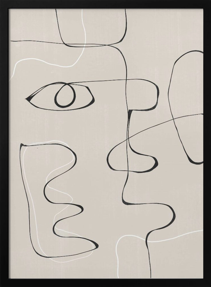 Abstract Face No2. - Posters / Art Prints