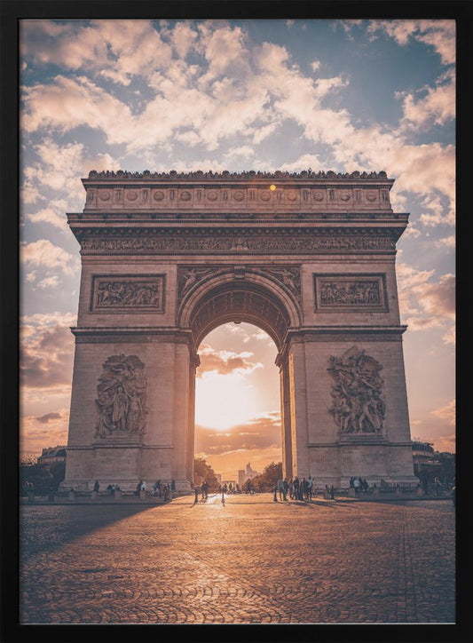 Golden Arc of Paris - Poster / Art Print
