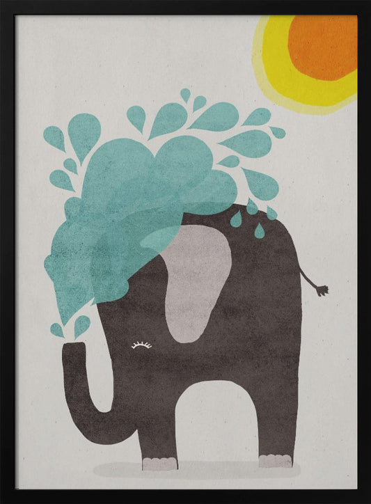 Funny elephant - Poster / Art Print