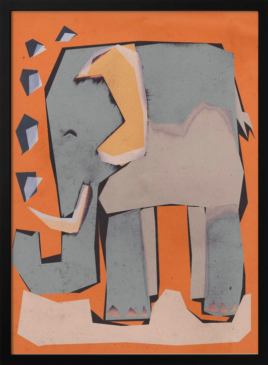 Happy Elephant - Poster / Art Print