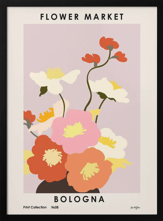 Flower Market. Bologna - Poster / Art Print