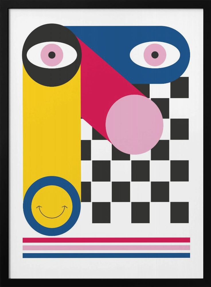 ABSTRACT FACE - Poster / Art Print