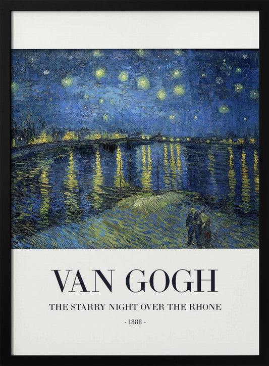 The Starry Night Over The Rhone - Poster / Art Print