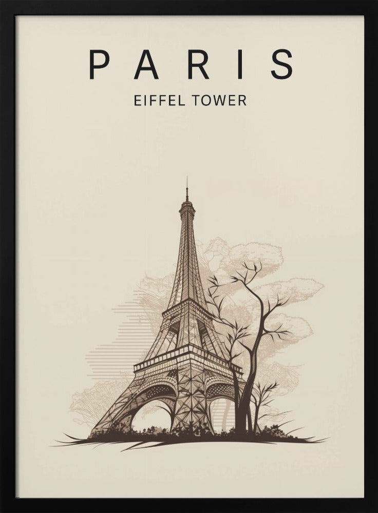 Paris Eiffel Tower - Poster / Art Print