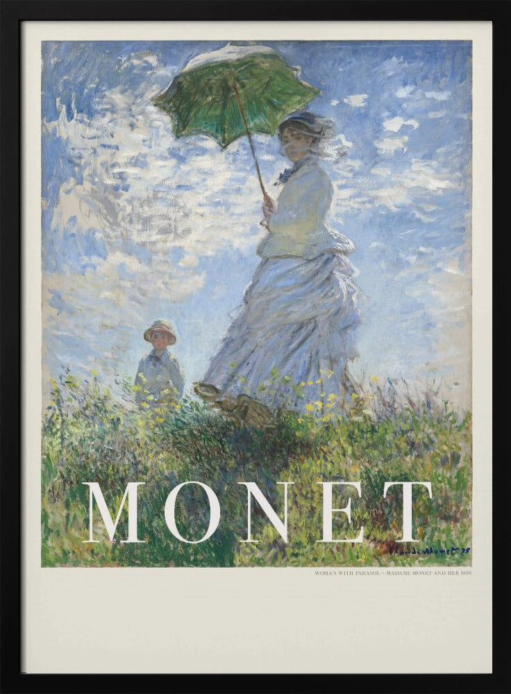 Woman With Parasol - Poster / Art Print