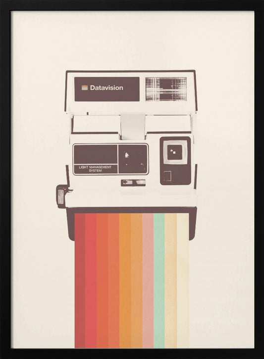 Instant Camera Rainbow - Poster / Art Print