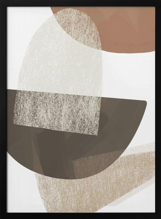 Earth Tone Geometric Art - Poster / Art Print