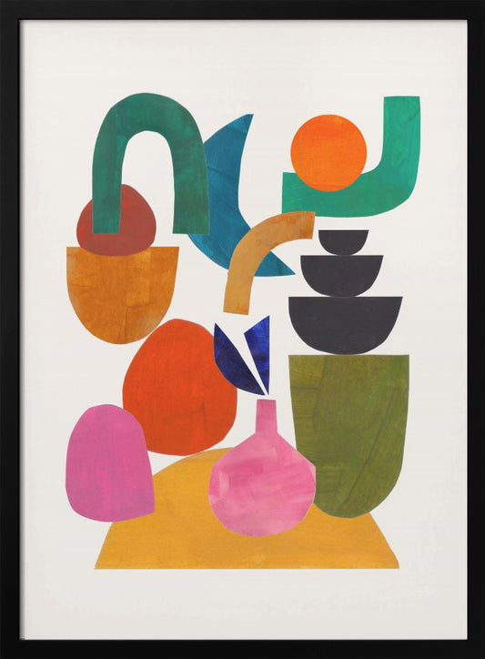 Happily Stacked - Poster / Art Print