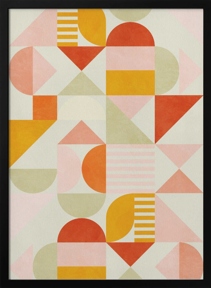 Bauhaus Fun Pastel - Poster / Art Print