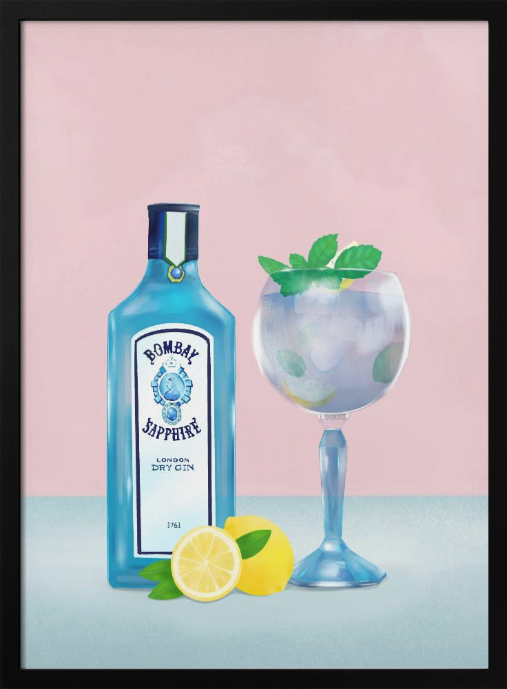 Gin Cocktail - Poster / Art Print