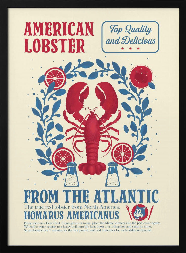 Lobster kitchen print - Poster / Art Print