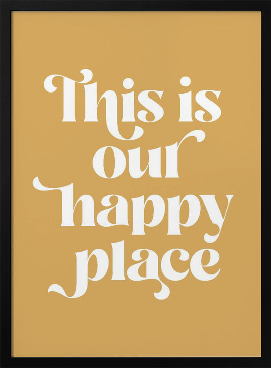 Happy Place No2 - Poster / Art Print