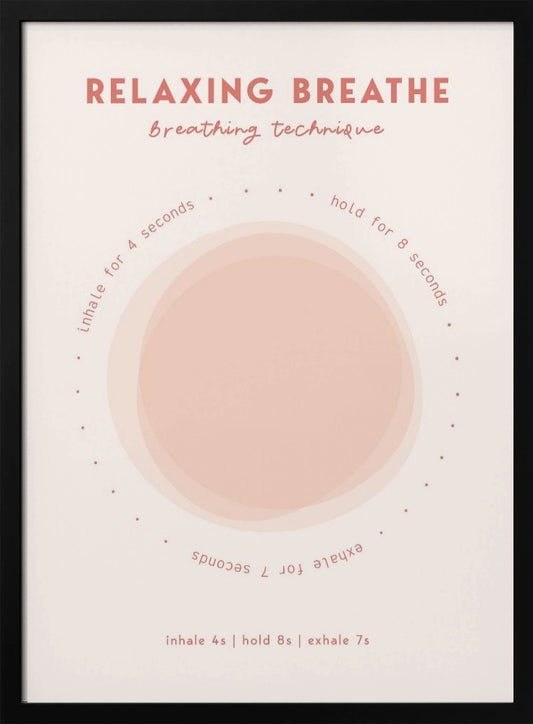 Relaxing Breathe - Poster / Art Print