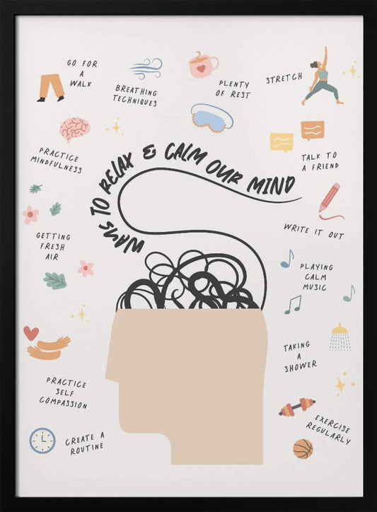Way To Calm Mind - Poster / Art Print