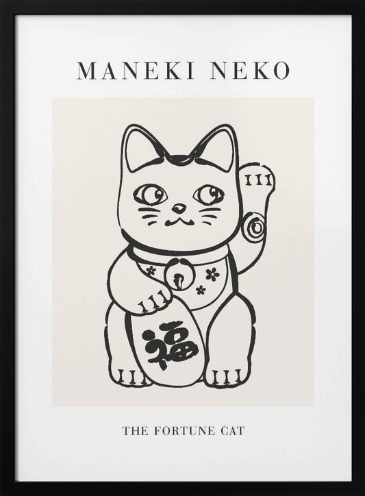 Manekineko No2 - Poster / Art Print