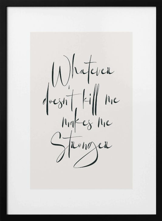 Stronges - Poster / Art Print