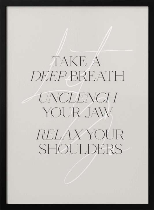 Relax - Poster / Art Print