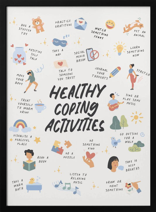 Coping Activities - Poster / Art Print