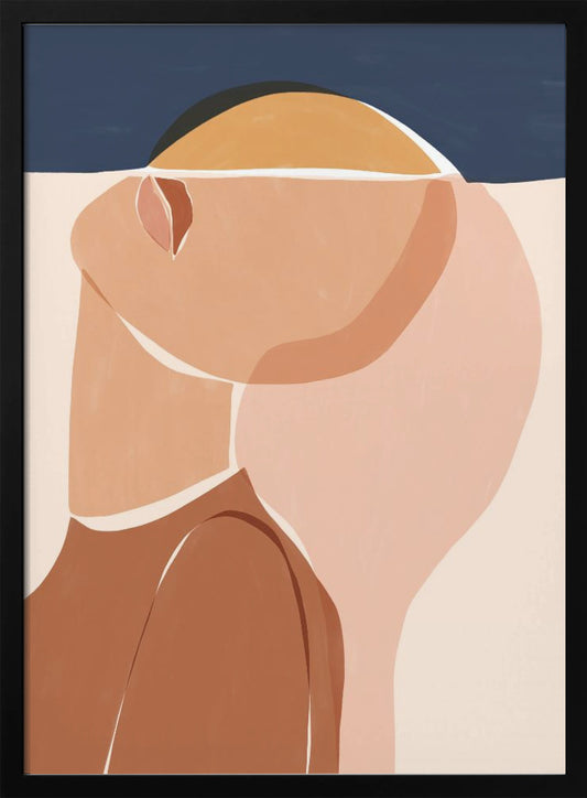 Half Face Half Sun - Poster / Art Print