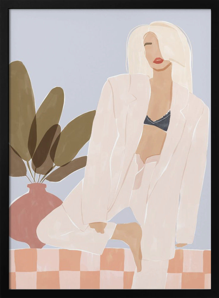 Too Lazy To Yoga - Poster / Art Print