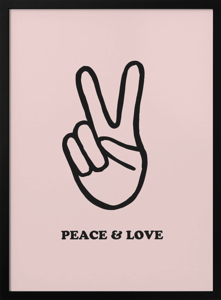 Peace & Love - Poster / Art Print