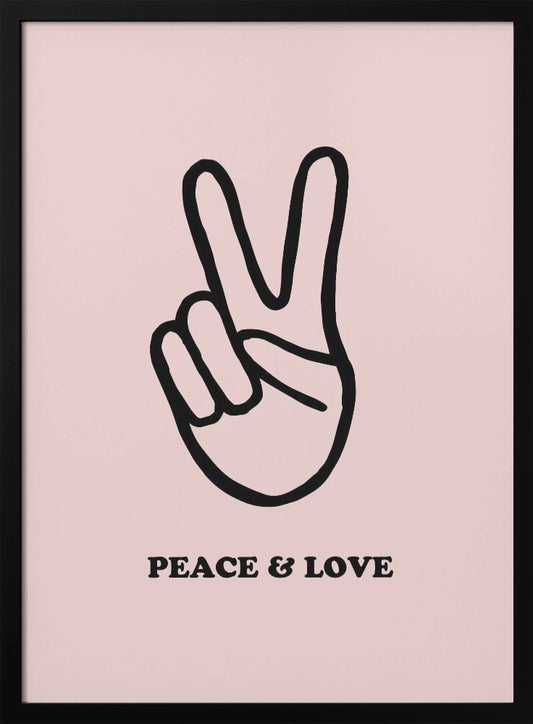 Peace & Love - Poster / Art Print
