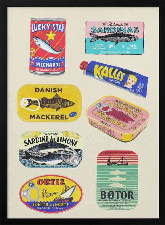 Canned Fish - Poster / Art Print