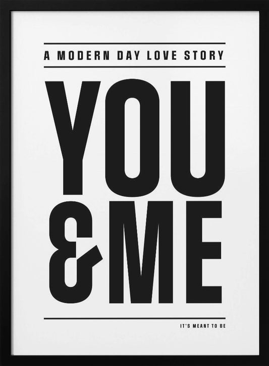 Modern Day Love Story - Poster / Art Print