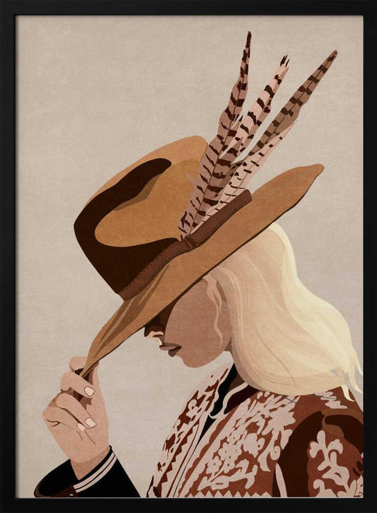 Feathered Elegance - Poster / Art Print