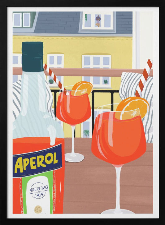 Balcony Hygge - Poster / Art Print