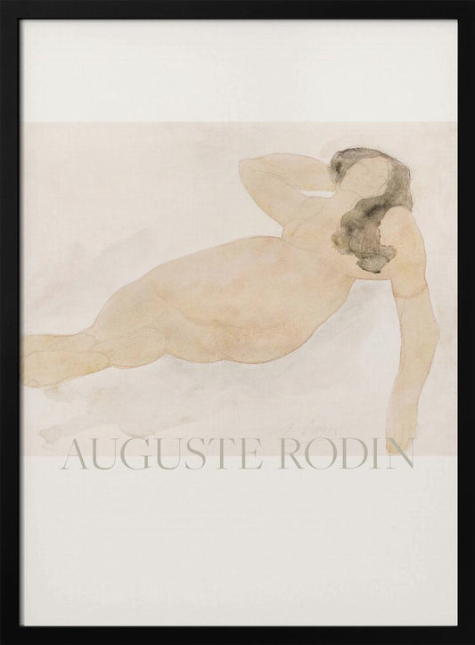 Study of a Nude (lying On Side) - Poster / Art Print