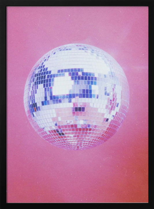 Pink Disco Ball - Poster / Art Print