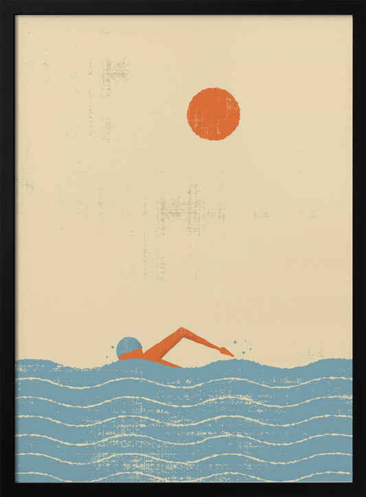 Swimmer - Poster / Art Print
