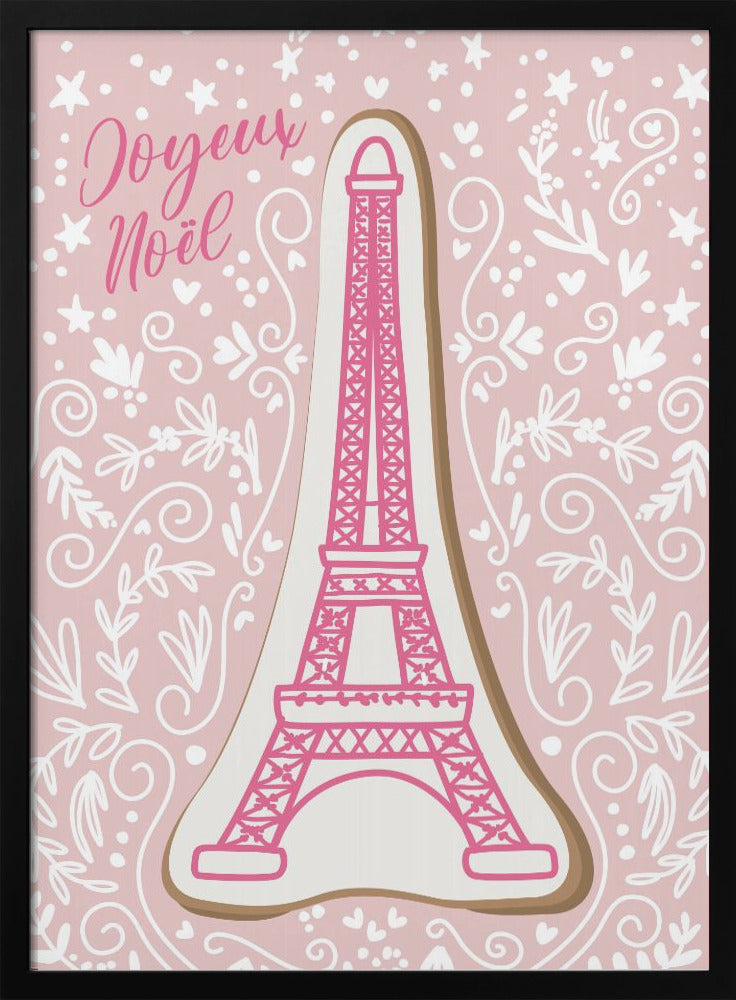 Eiffel tower iced gingerbread cookie - Poster / Art Print