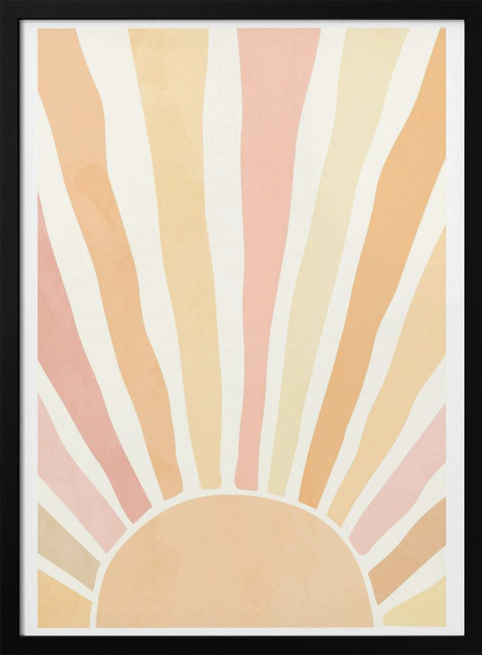 Boho sunrise - Poster / Art Print
