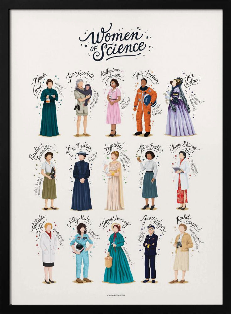 Women of Science - Poster / Art Print