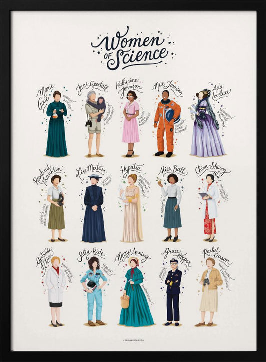 Women of Science - Poster / Art Print