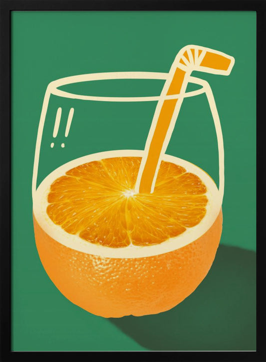 Orange juice - Poster / Art Print