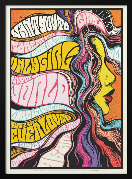 Only Girl in the World - Poster / Art Print