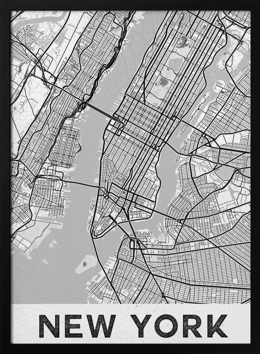 New York White - Poster / Art Print