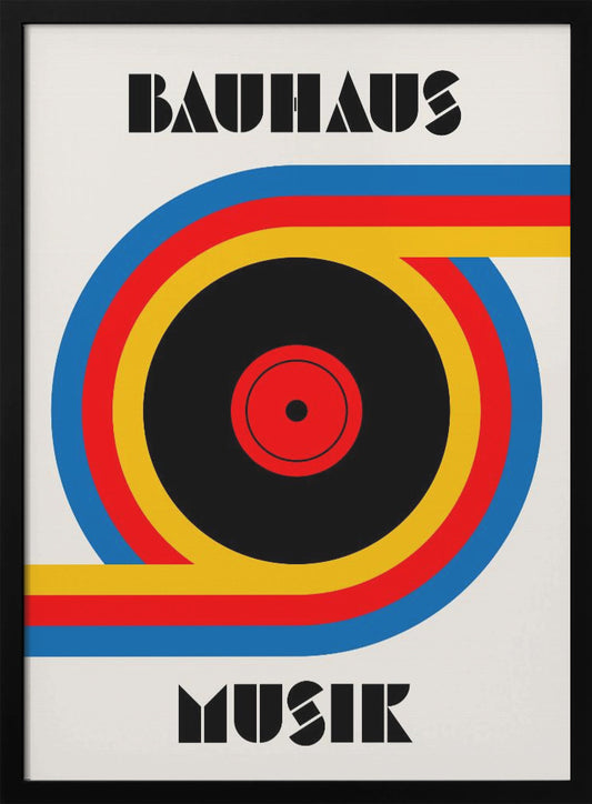 Bauhaus Musik Vinyl - Poster / Art Print