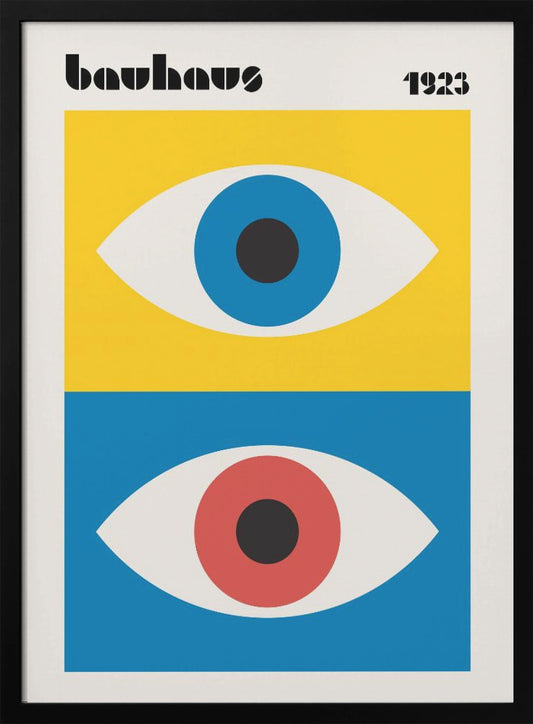 Bauhaus Eyes Abstract - Poster / Art Print