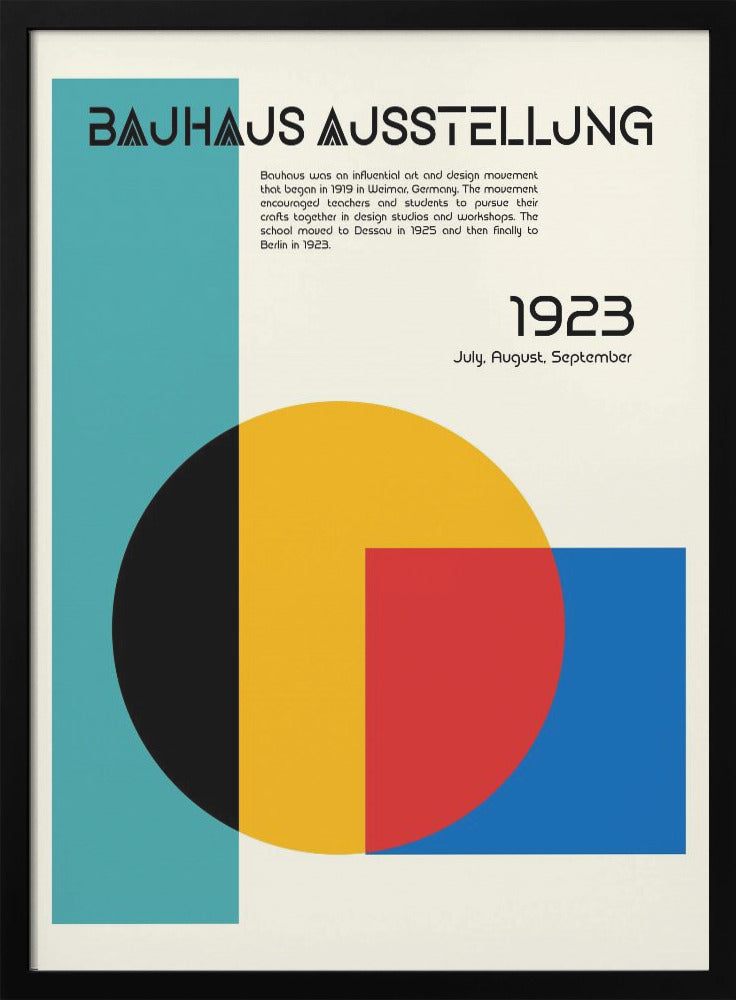 Bauhaus Ausstellung - Poster / Art Print
