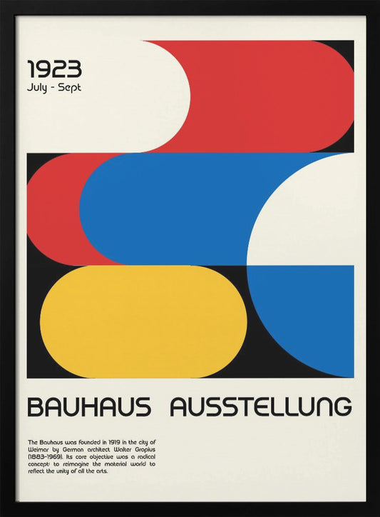 Bauhaus Ausstellung 1923 - Poster / Art Print